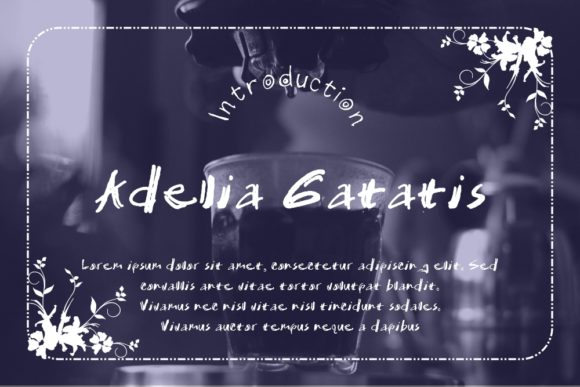 Adelia Gatatis: Elevate Your Brand with a Unique Font