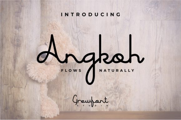 Angkoh: A Handwritten Font for Enchanting Web Design