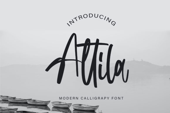 Attila: A Handwritten Font for Modern Branding
