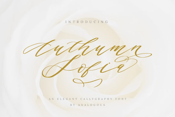 Authumn Sofia: A Handwritten Font for Crafters and Creators