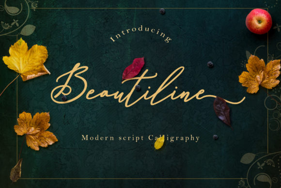 Beautiline: A Handwritten Font for Elegant Editorial Design
