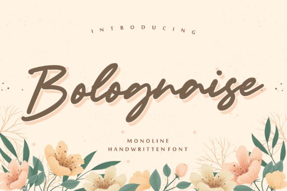 Bolognaise: A Timeless Handwritten Font for Creative Projects