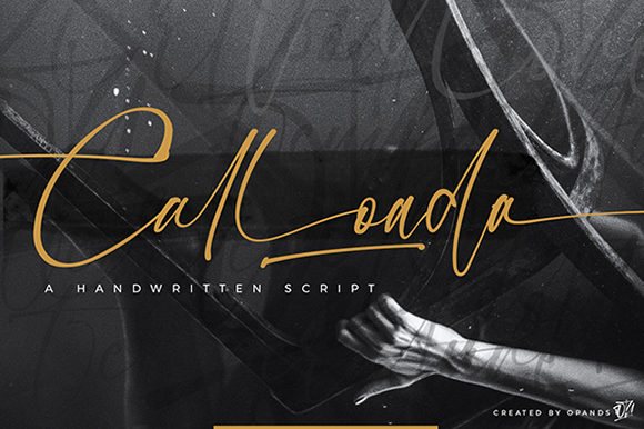 Calloada: Elevate Your Campaigns with This Classy Handwritten Font
