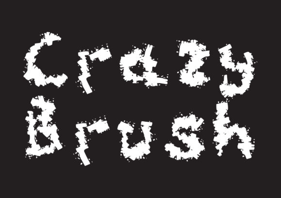 Crazy Brush: A Fun and Quirky Font for Creative Campaigns