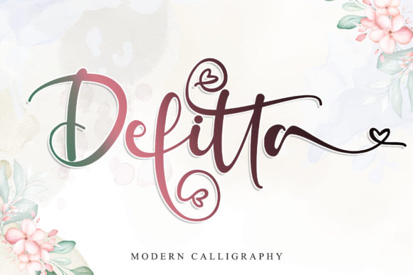 Defitta: A Script Font with Elegant Versatility
