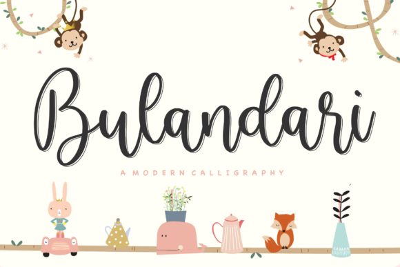 Discover Bulandari: A Charming Handwritten Font for Makers