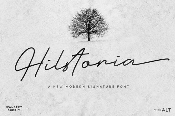 Discover Hilstoria: A Versatile Script Font for Creative Branding