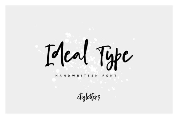Discover Ideal Type: A Versatile Handwritten Font for Editorial Design
