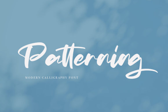 Discover Patterning: A Charming Handwritten Font for Your Brand
