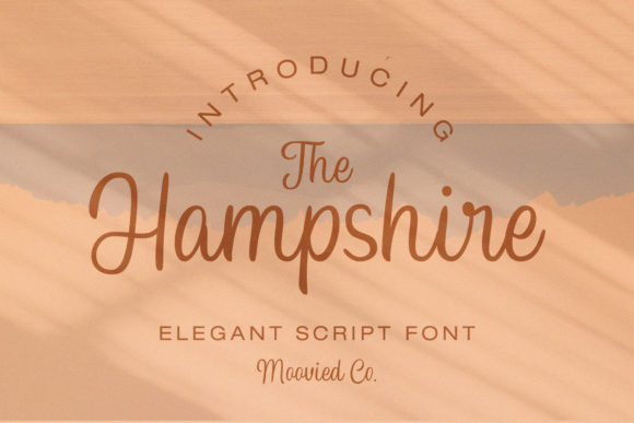 Discover The Hampshire: A Handwritten Font for Web Design