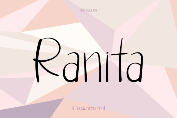Discover the Joyful Charm of Ranita Font for Handmade Creations