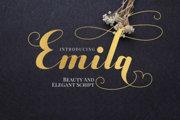 Emila: A Handwritten Font for Elegant Editorial Design