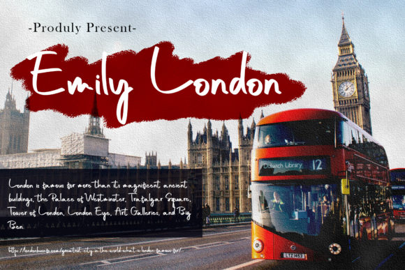 Emily London: A Handwritten Font for Creative Campaigns