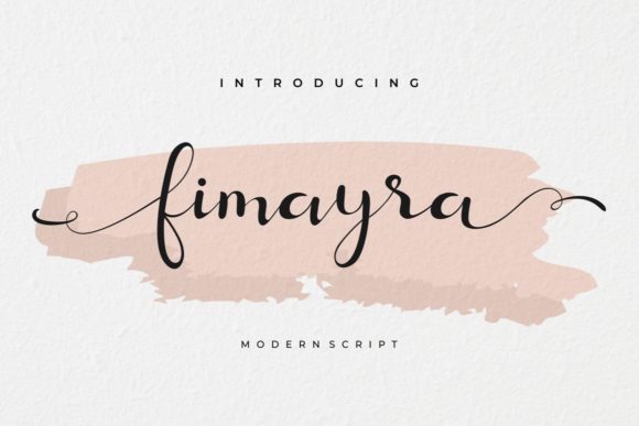 Enhance Your Brand with Fimayra: A Charming Script Font