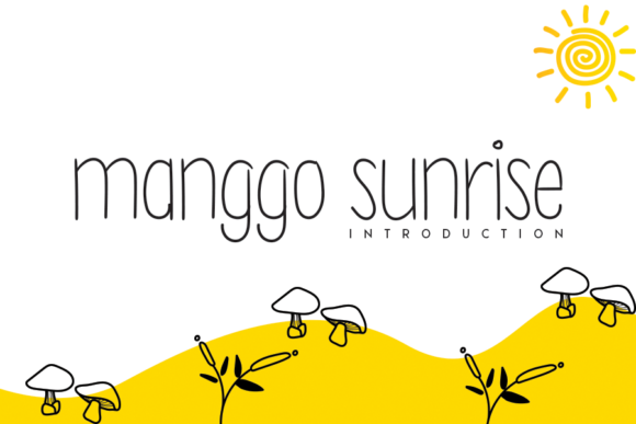 Enhance Your Editorial Design with Manggo Sunrise Font