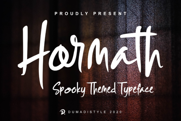 Hormath: A Script Font with Character