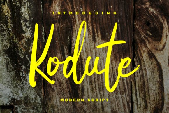 Kodute: A Friendly Handwritten Font for Web Design