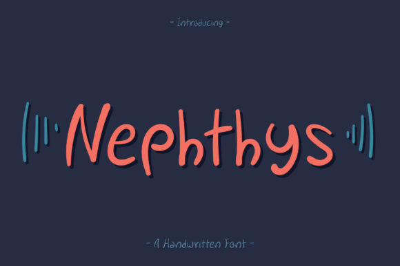Nephthys: A Handwritten Font for Eye-Catching Brand Content