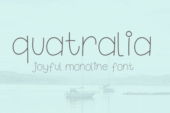 Quatralia: A Handwritten Font for Creative Web Design