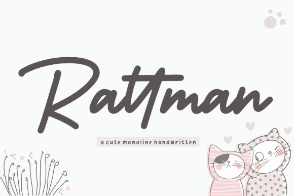 Rattman: A Handwritten Font for Elegant Branding