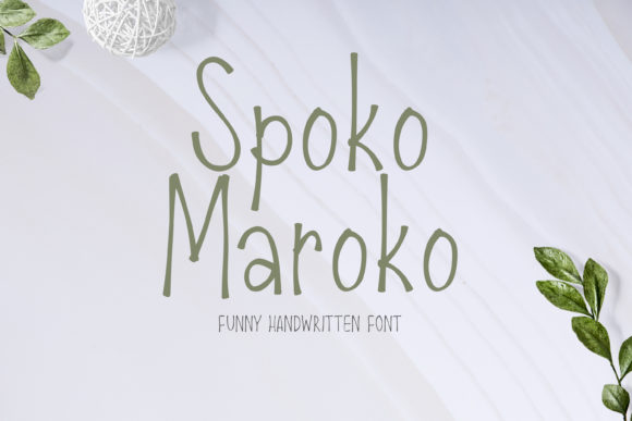 Spoko Maroko: A Charming Handwritten Font for Makers