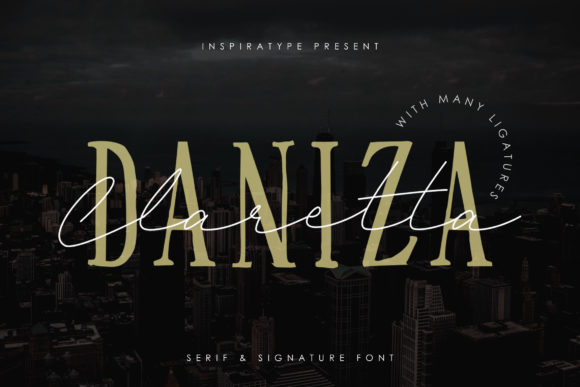 Transform Your Brand with Daniza Claretta: A Versatile Duo Font